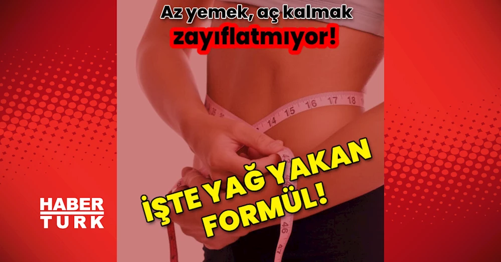 İşte yağ yakan formül!